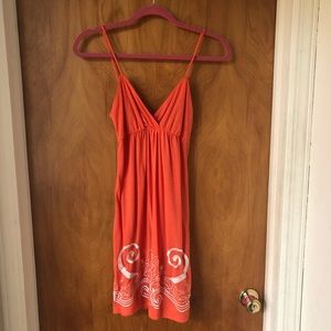 Orange dress &/or cover up.